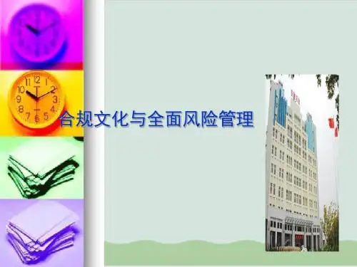 合规文化与全面风险管理PPT课件( 79页)