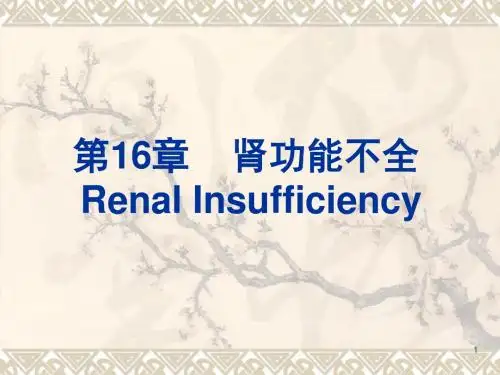 肾功能不全课件