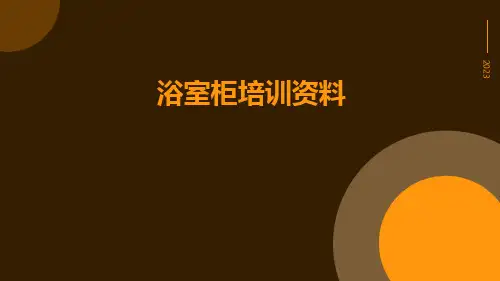 浴室柜培训资料