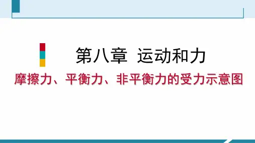 人教版八年级物理下册《受力示意图》专题训练(PPT版)