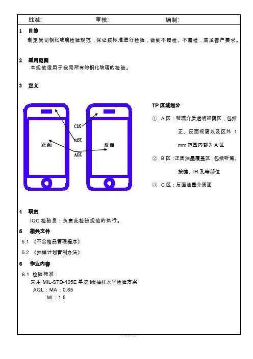 钢化玻璃标准