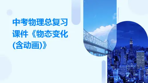 中考物理总复习课件《物态变化(含动画)》