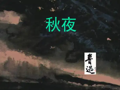 九年级语文上册 《秋夜》课件 人教新课标版