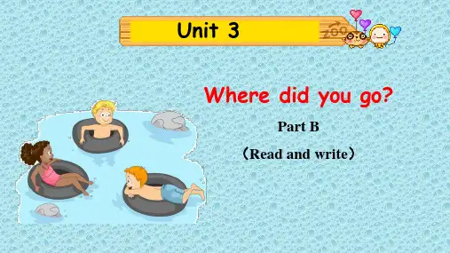 最新六年级下PEP英语Unit 3 课件 part  B Read and write