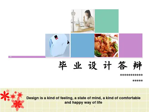 工业设计毕业答辩ppt ppt课件