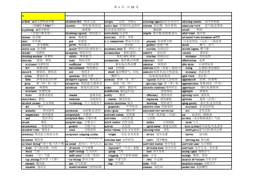 造纸专业常用语英汉词典