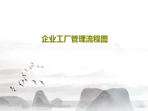 企业工厂管理流程图PPT27页