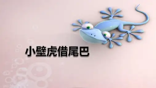 小壁虎借尾巴ppt课件
