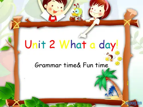 译林版英语六年级上册Unit2 What a day!第二课时 课件