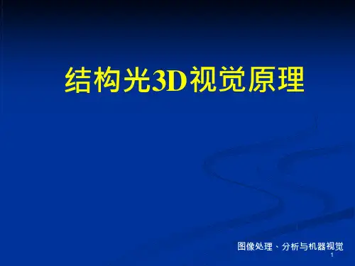 结构光3D视觉原理PPT课件