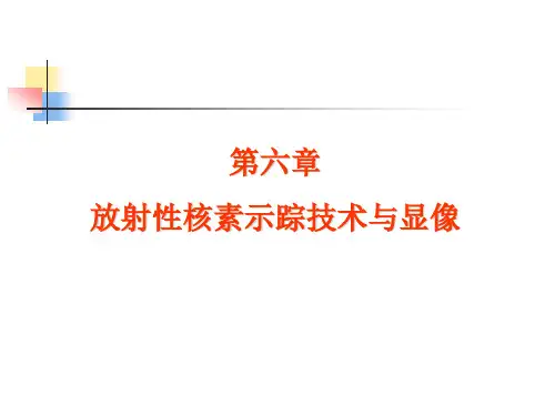 六章示踪技术及放射性核素显像技术