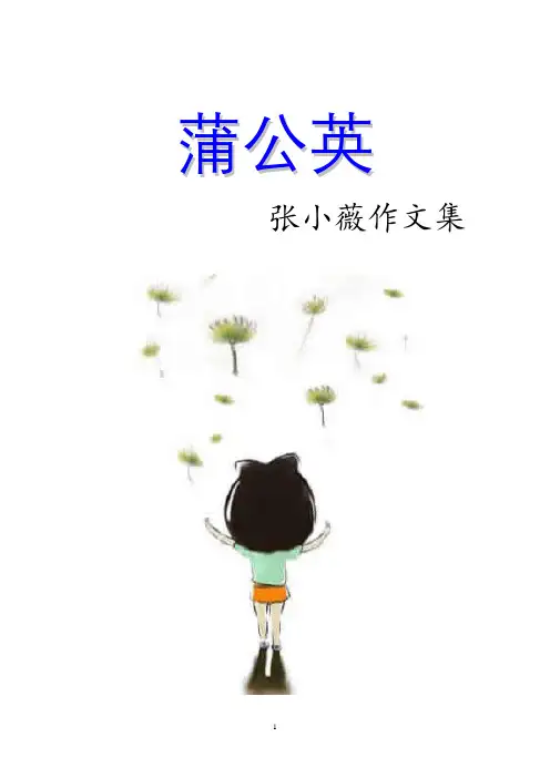 张小薇作文集(成品)