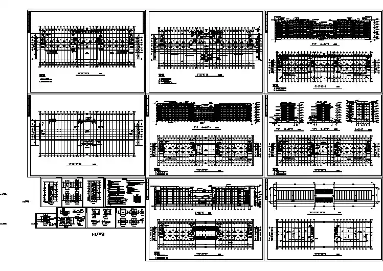 某教学楼建筑设计cad施工图（全套）