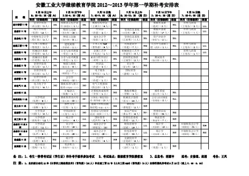 班 级 - 欢迎访问安徽工业大学继续教育学院