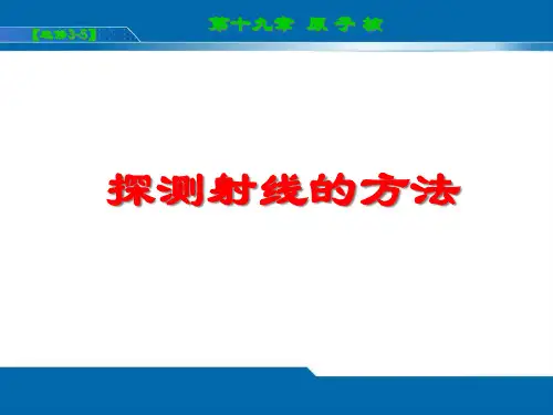 19.3 探测射线的方法PPT课件