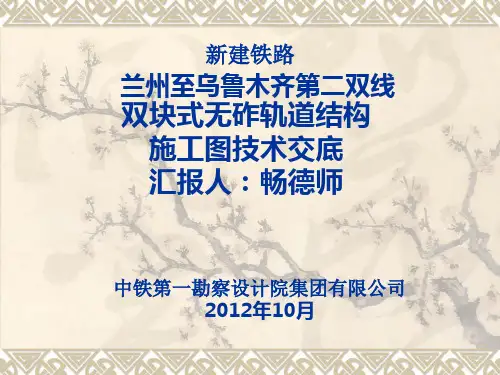 铁一院：无砟轨道技术交底20121017[1] 2