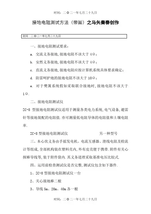 接地电阻测试方法(带图)