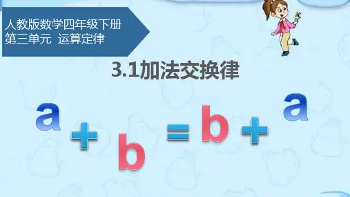 加法交换律