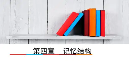 认知心理学第四章记忆结构