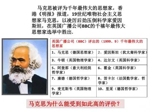 马克思主义的诞生 课件 27张