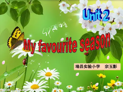 My favorite season 说课课件