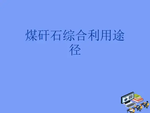 2021煤矸石综合利用途径完美版PPT