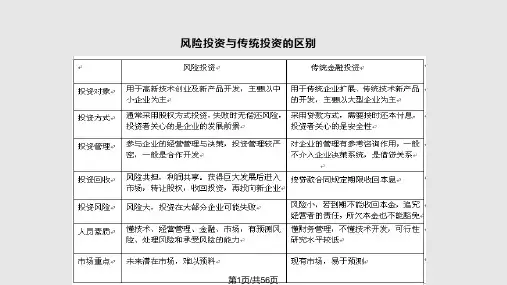 风险投资PPT课件
