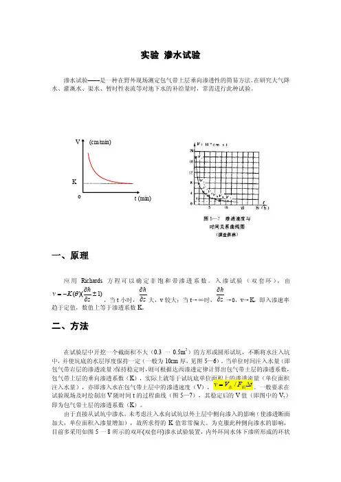 渗水试验——精选推荐