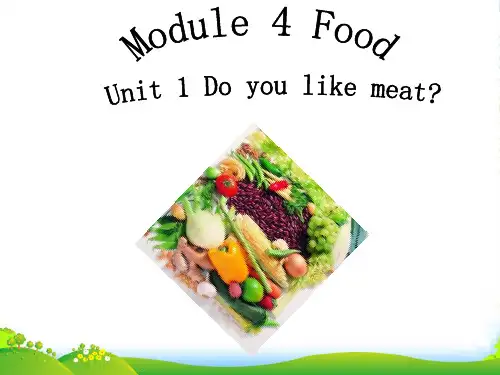 外研版(三起)三下英语：M4U1 Do you like meat PPT课件(2)