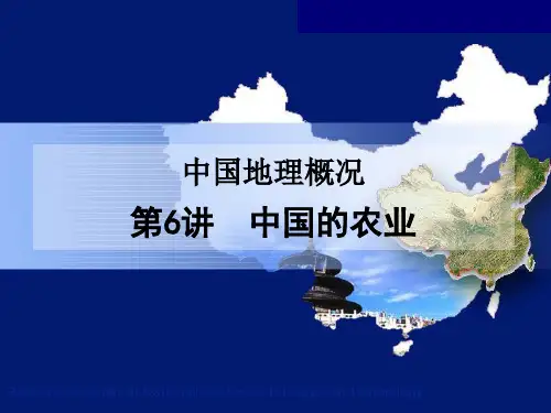 高三地理一轮复习(第6讲中国的农业).ppt