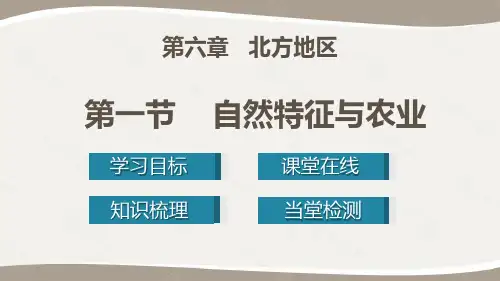 《自然特征与农业》PPT优秀课件-地理