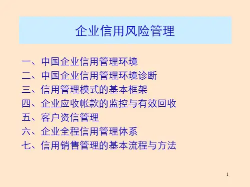 中国企业信用管理的模式.pptx