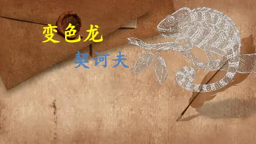《变色龙》ppt课件