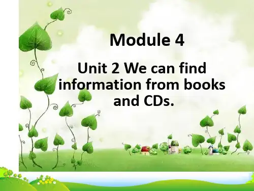 新外研版五年级英语下册Module 4 Unit 2 课件2