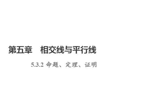 新人教版七年级数学下册《五章 相交线与平行线 5.3.2命题、定理、证明  命题、定理、证明1》课件_26