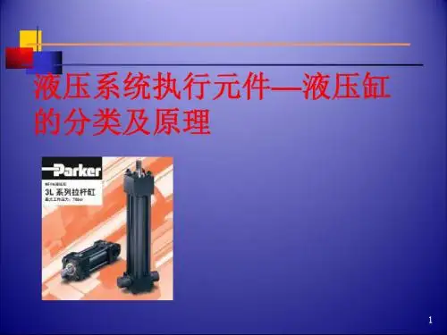 液压缸培训课件