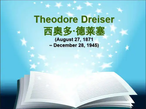 美国-文学Theodore-Dreiser
