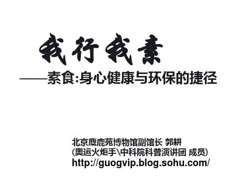 素食PPT