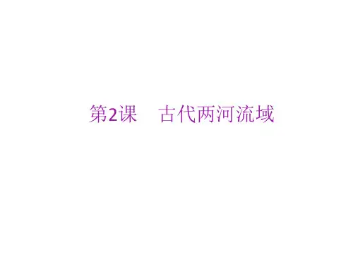 人教部编版九年级历史上册课件：第2课 古代两河流域(共14张PPT)