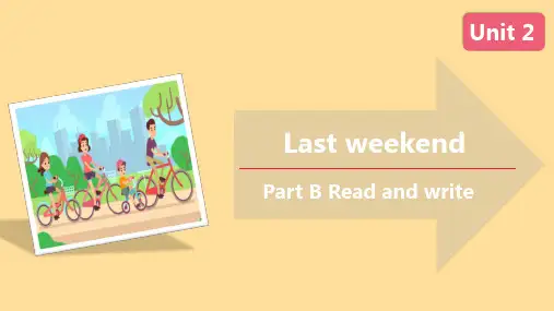 人教版(PEP)英语六年级下册 Unit 2 B Read and write(课件)