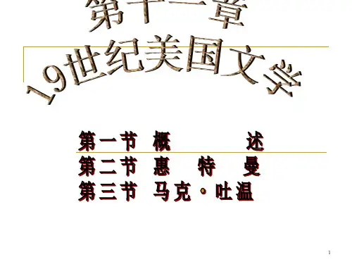 外国文学19世纪美国文学