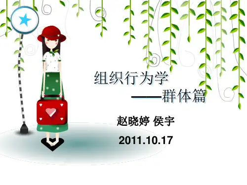 组织行为学 权力、冲突、领导ppt课件