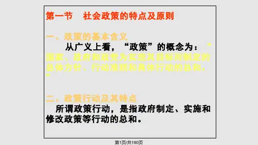 社会工作法规与政策PPT课件