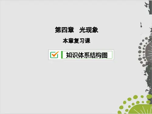第四章复习课—人教版八年级物理上册课件