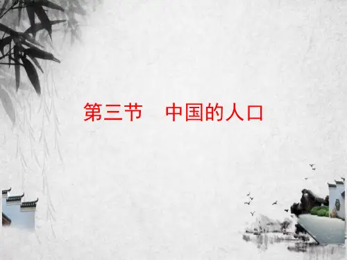最新1.3《中国的人口》优质教学课件