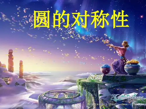 圆的对称性ppt课件