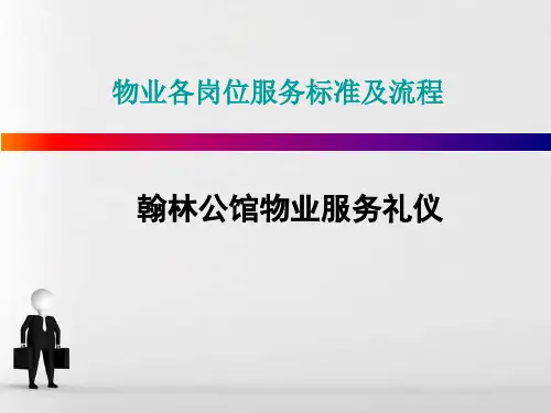 物业服务礼仪(PPT课件)