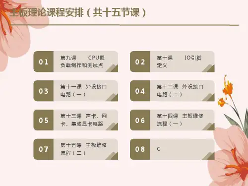 主板维修精华分解