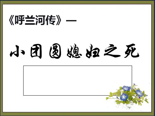 小团圆媳妇之死课件