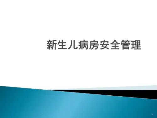 新生儿病房安全与细节管理PPT幻灯片课件全篇
